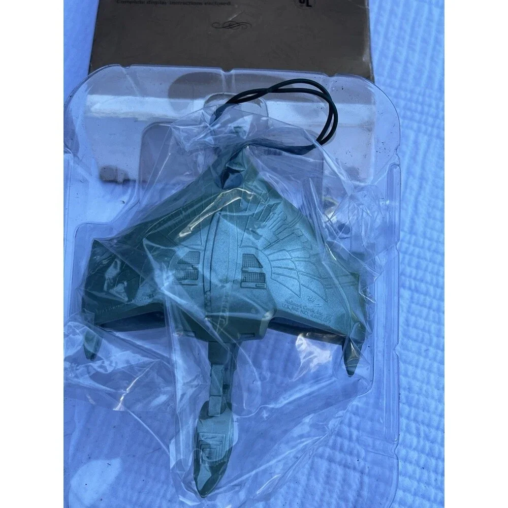 Hallmark 1995 Star Trek Keepsake Ornament - Romullan Warbirdl Green Lights